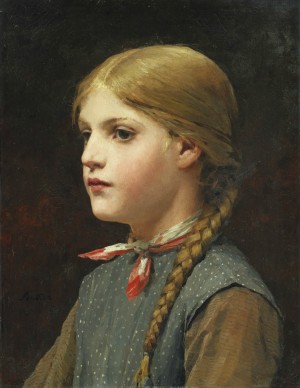 A young girl